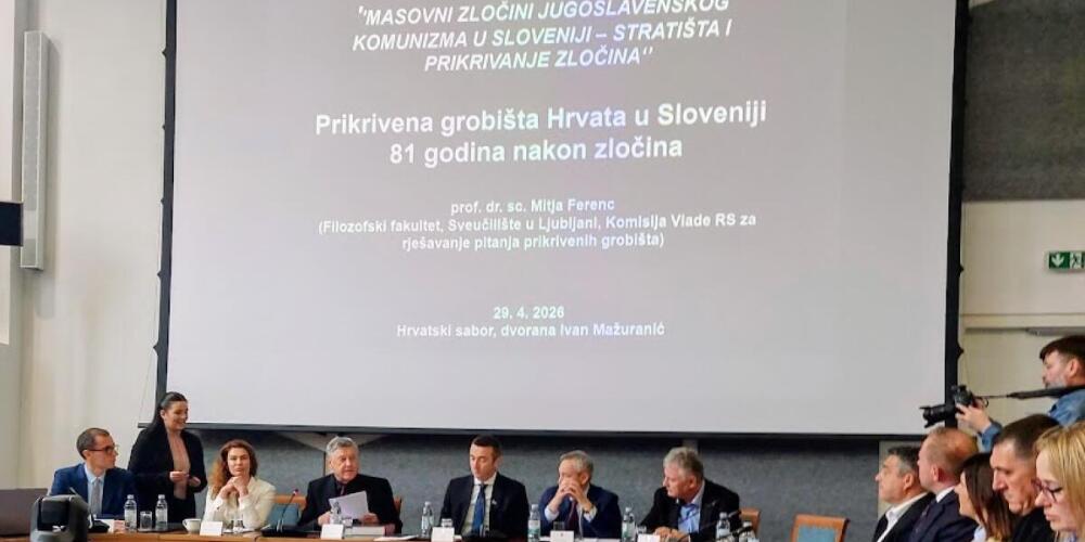 Okrugli stol u Hrvatskom Saboru na temu Masovni zločini jugoslavenskog komunizma u Sloveniji – stratišta i prikrivanje zločina