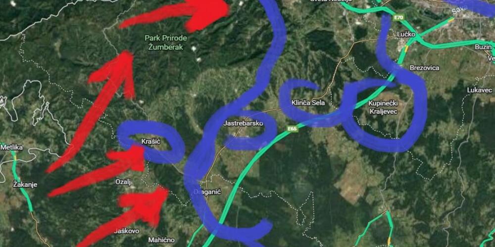 Dolazak partizana na Žumberak