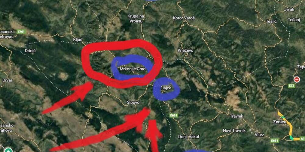 Partizansko osvajanje Mrkonjić grada,  Varcar Vakufa