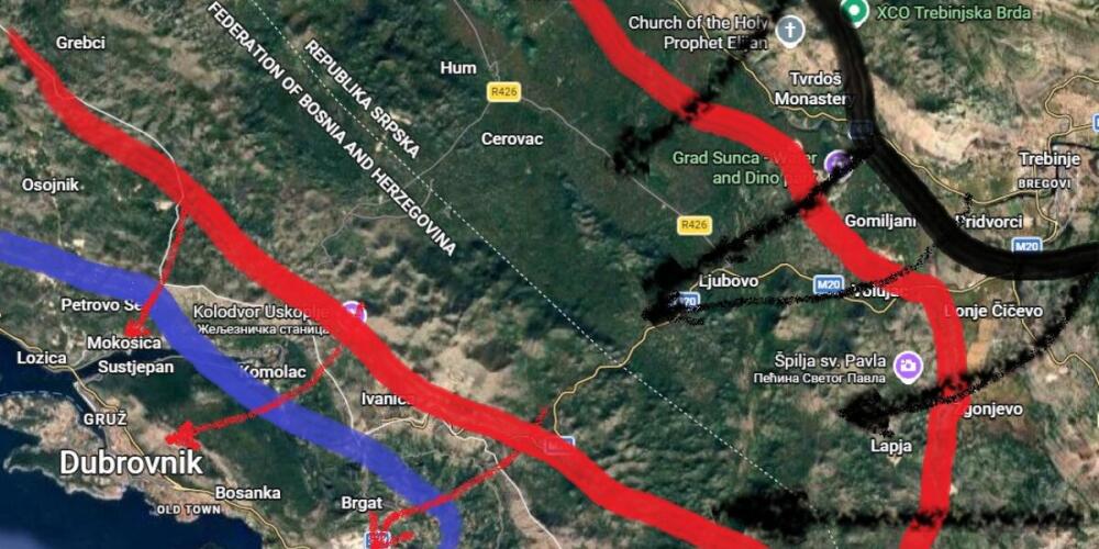 Četničko partizanski pokušaji izbijanja na Jadran 1944.