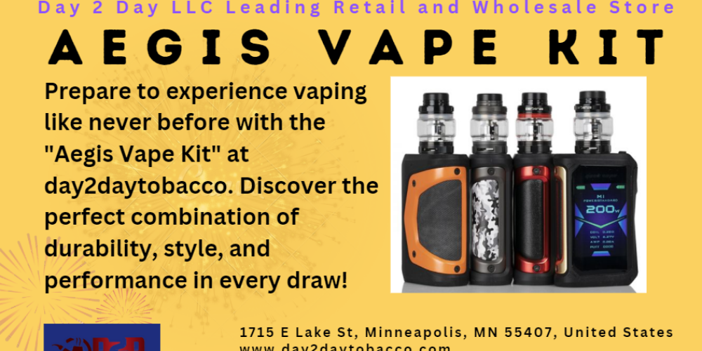 Aegis Vape Kit Unleash Rugged Reliability at day2daytobacco