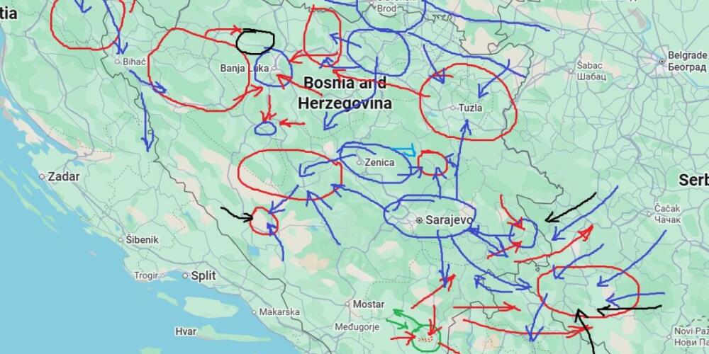 Njemačke zimske  operacije krajem 1943. zvane i šesta neprijateljska ofenziva