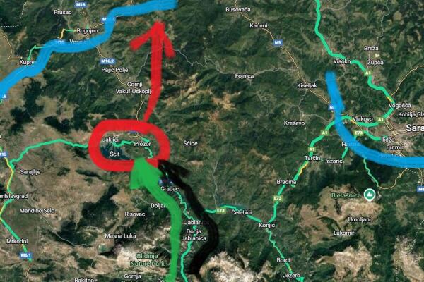 Operacija Alfa, talijanska okupacija Prozora, Rame