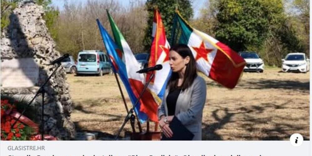 Patološko  IDS-ovo  službeno nametanje  jugoslavenstva u Istri.