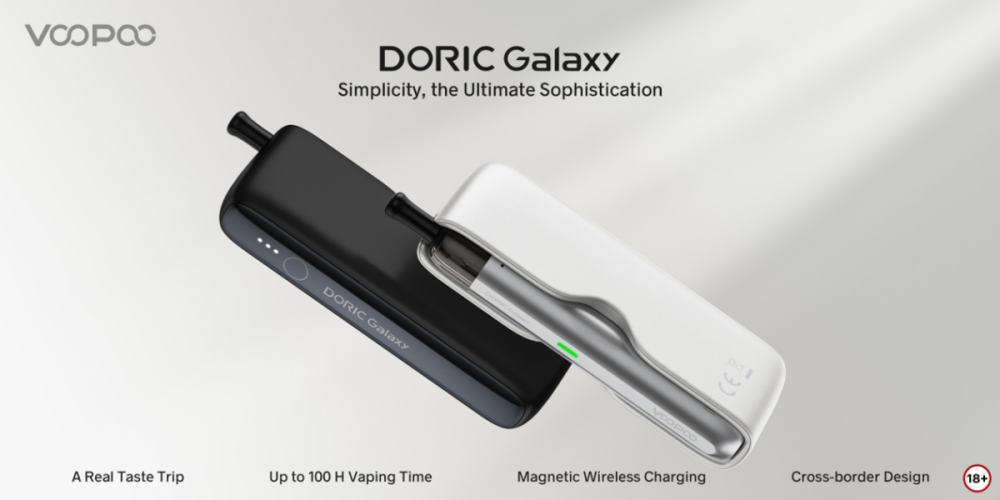 La prima sigaretta elettronica di VOOPOO con Power Bank, DORIC GALAXY, arriva in Italia