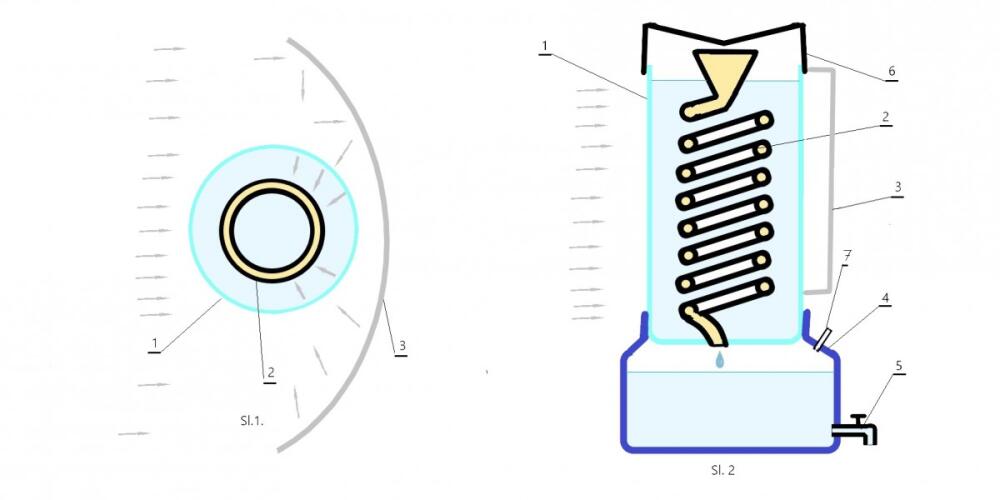 Solar desalinator for converting seawater into drinking water