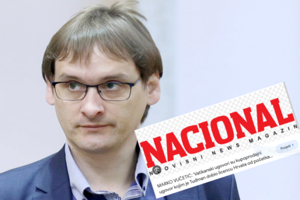 Nacional i Marka Vučetića jako žulja financiranje Hrvatskog Katoličkog sveučilišta i Vatikanski ugovori,  a uopće im ne smeta nezakoniti rad i financiranje Srpske Pravoslavne crkve u Hrvatskoj