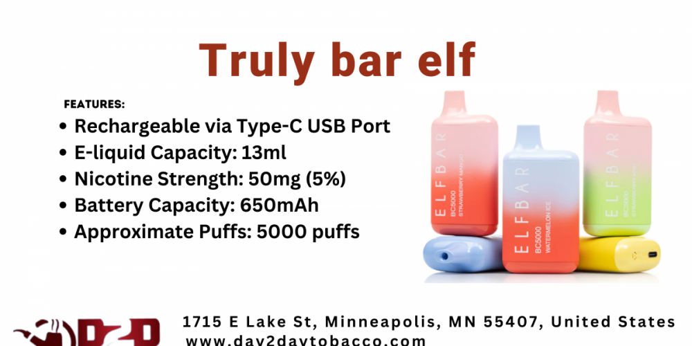 Unlock the secrets of vaping magic with Truly Bar Elf from Enchanted Vapes, available now