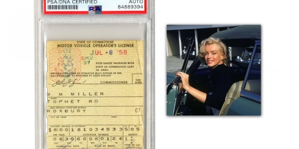 Items Signed by Marilyn Monroe, Einstein will Headline University Archives' Feb 21 Online Auction