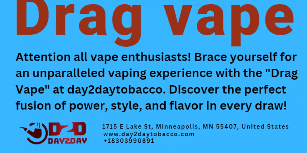 Drag Vape Unveil Unmatched Flavor at day2daytobacco