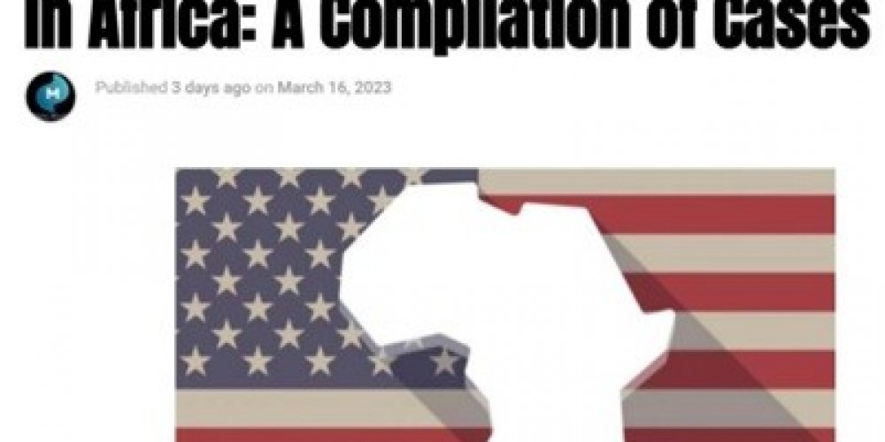 Afrikaanse media: Samenvatting van de misdragingen van de VS in Afrika