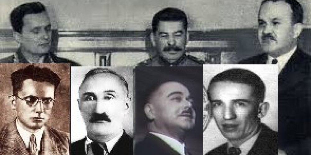 Tito,  Filipović, Kopinić, Gorkić, Kardelj, Krajačić, Mustafa Golubić i ostali komunistički teroristi u Kraljevini SHS