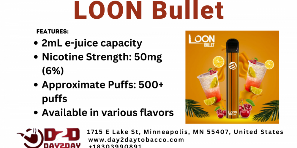 LOON Bullet - Available Now at Day2DayTobacco