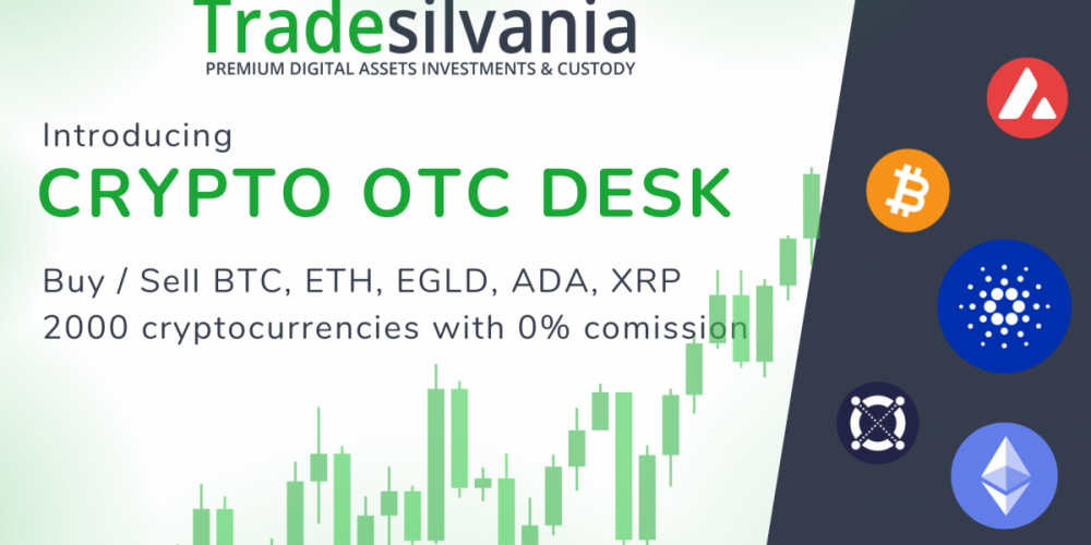 La plataforma Tradesilvania.com lanza el nuevo servicio OTC Desk crypto y 0% de comisión
