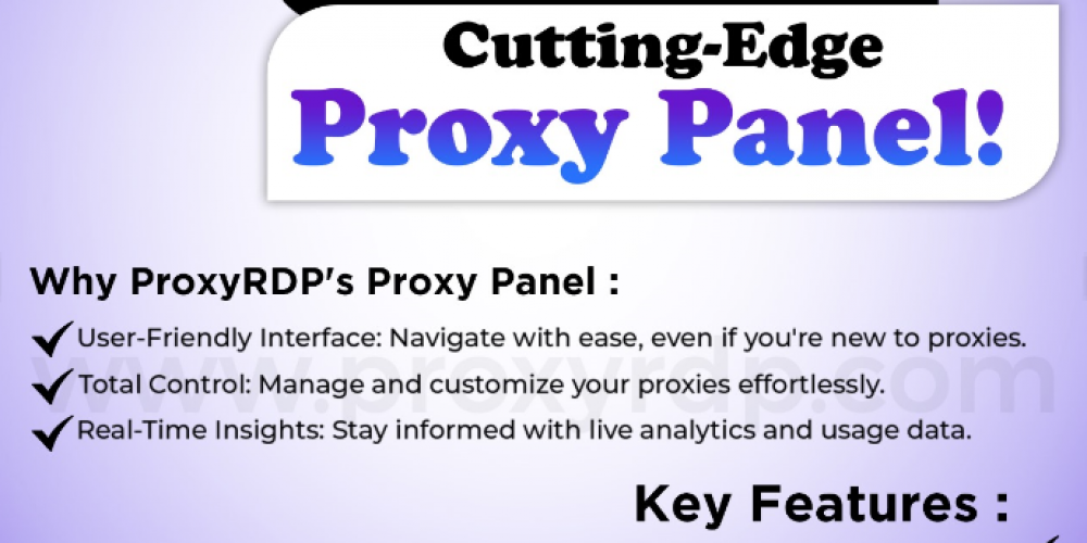 🌐Revolutionize Your Proxy Experience with ProxyRDP's Cutting-Edge Proxy Panel! 💻