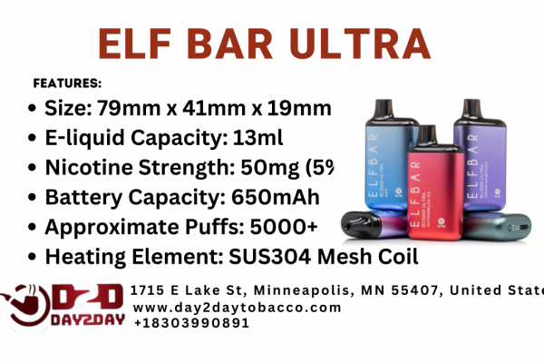 ELF BAR ULTRA at Day 2 Day Tobacco Discover the Next Level of Vaping - Introducing