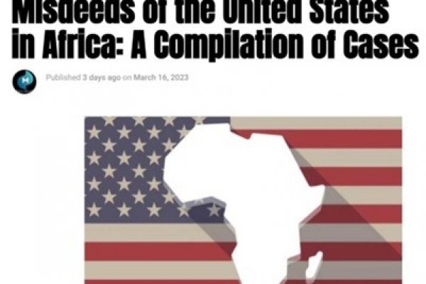 Afrikaanse media: Samenvatting van de misdragingen van de VS in Afrika