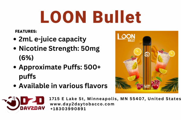 LOON Bullet - Elevate Your Vaping Experience at Day2DayTobacco